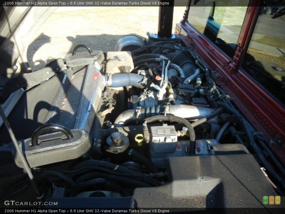 6.6 Liter OHV 32-Valve Duramax Turbo Diesel V8 2006 Hummer H1 Engine