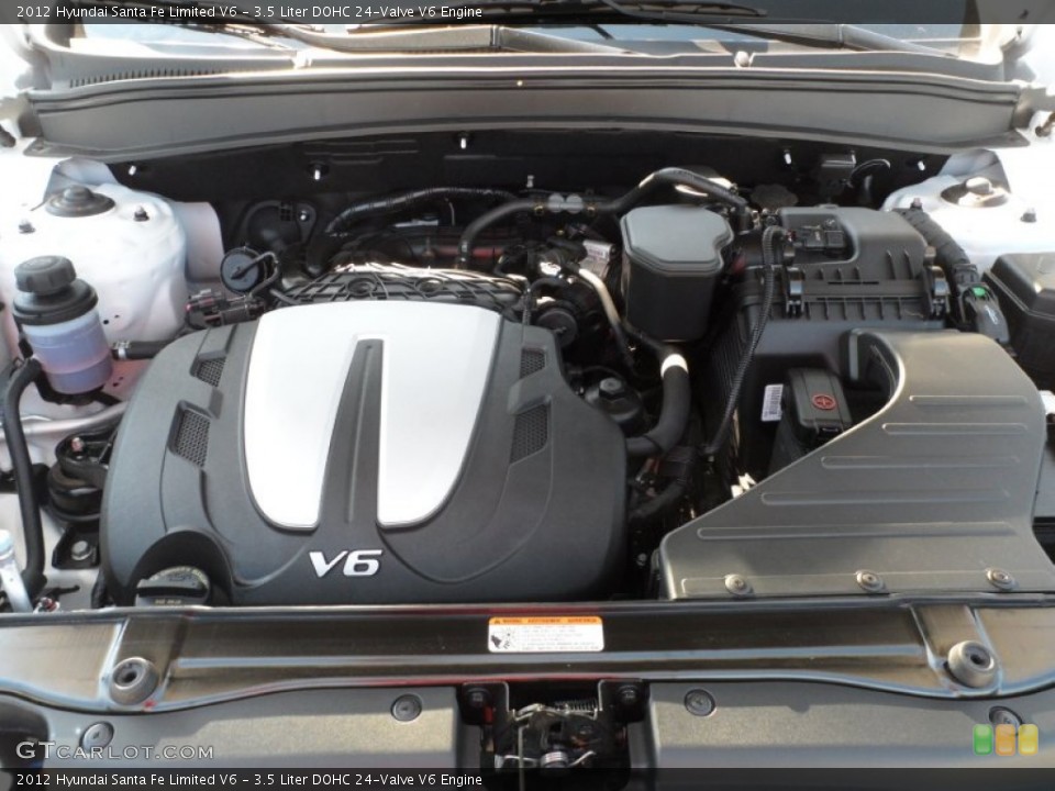 3.5 Liter DOHC 24-Valve V6 Engine for the 2012 Hyundai Santa Fe #55953823