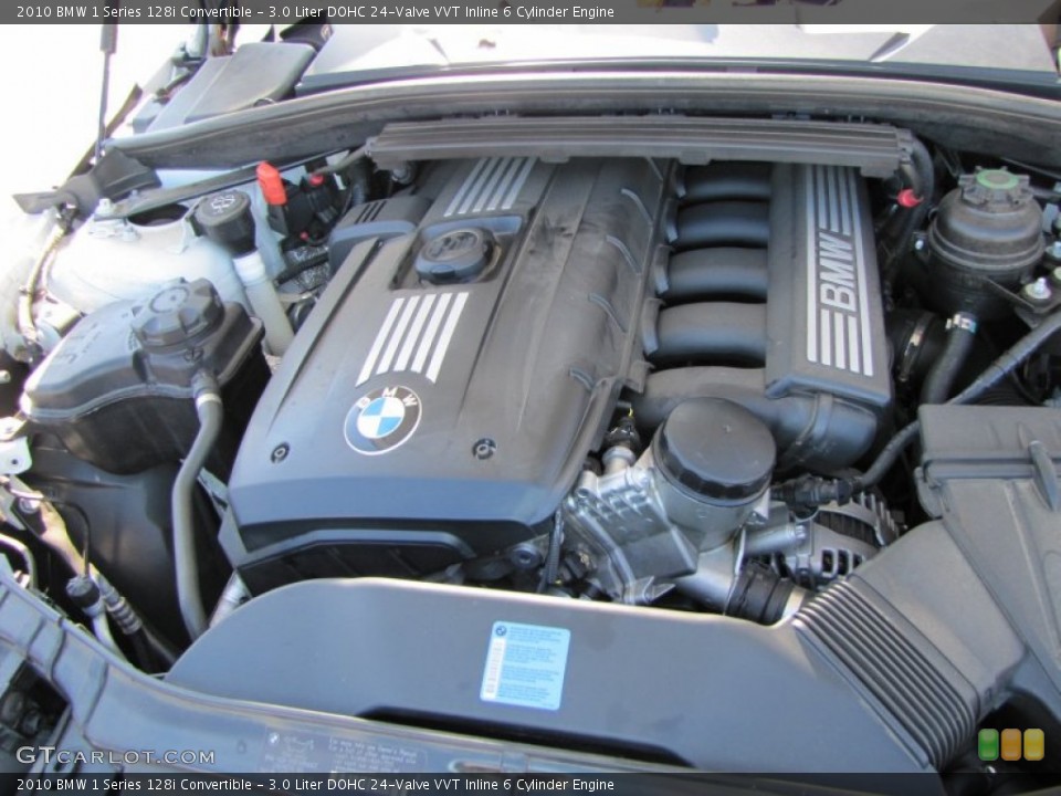 3.0 Liter DOHC 24-Valve VVT Inline 6 Cylinder Engine for the 2010 BMW 1 Series #55956010