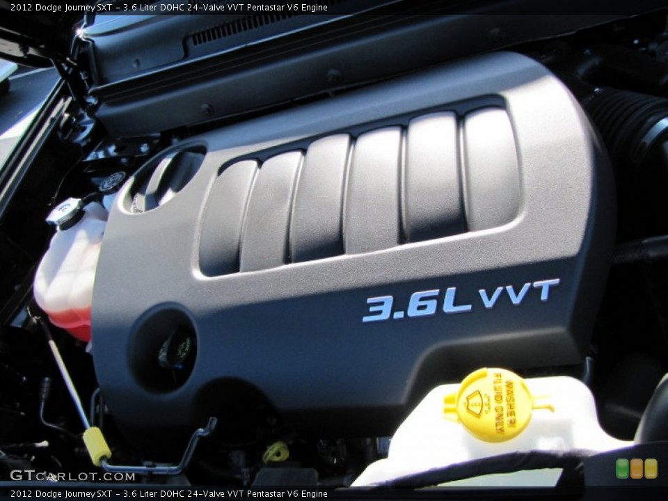 3.6 Liter DOHC 24-Valve VVT Pentastar V6 Engine for the 2012 Dodge Journey #55961214