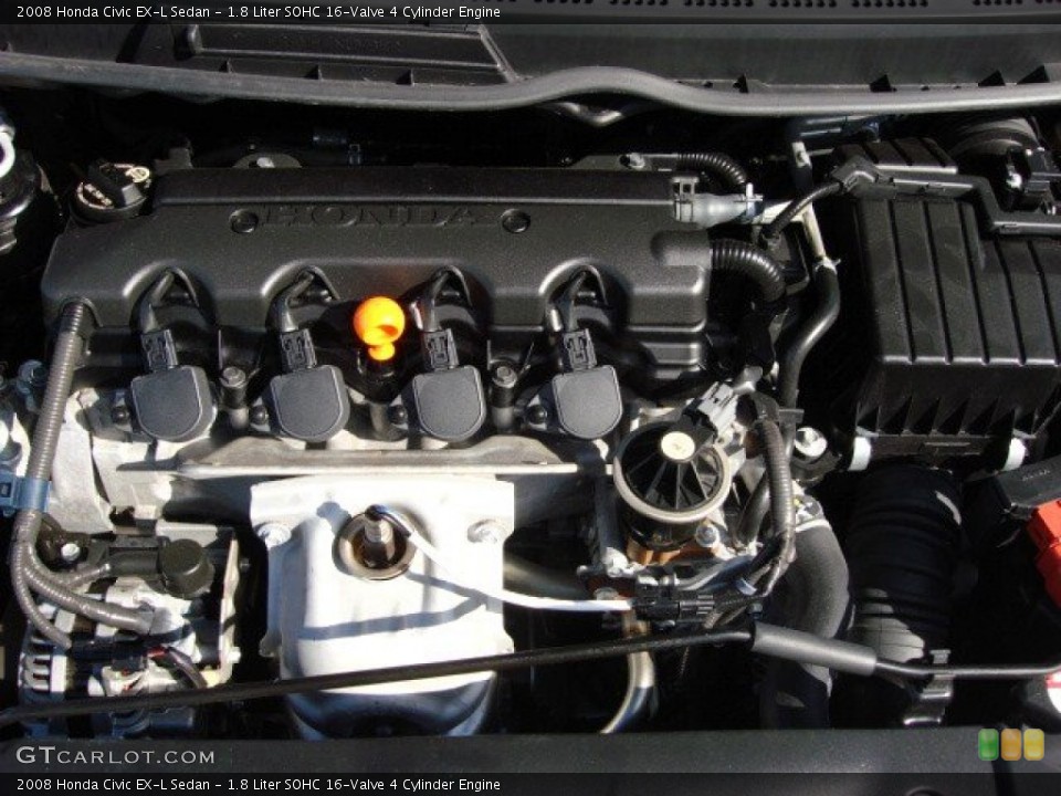 1.8 Liter SOHC 16-Valve 4 Cylinder Engine for the 2008 Honda Civic #55963914
