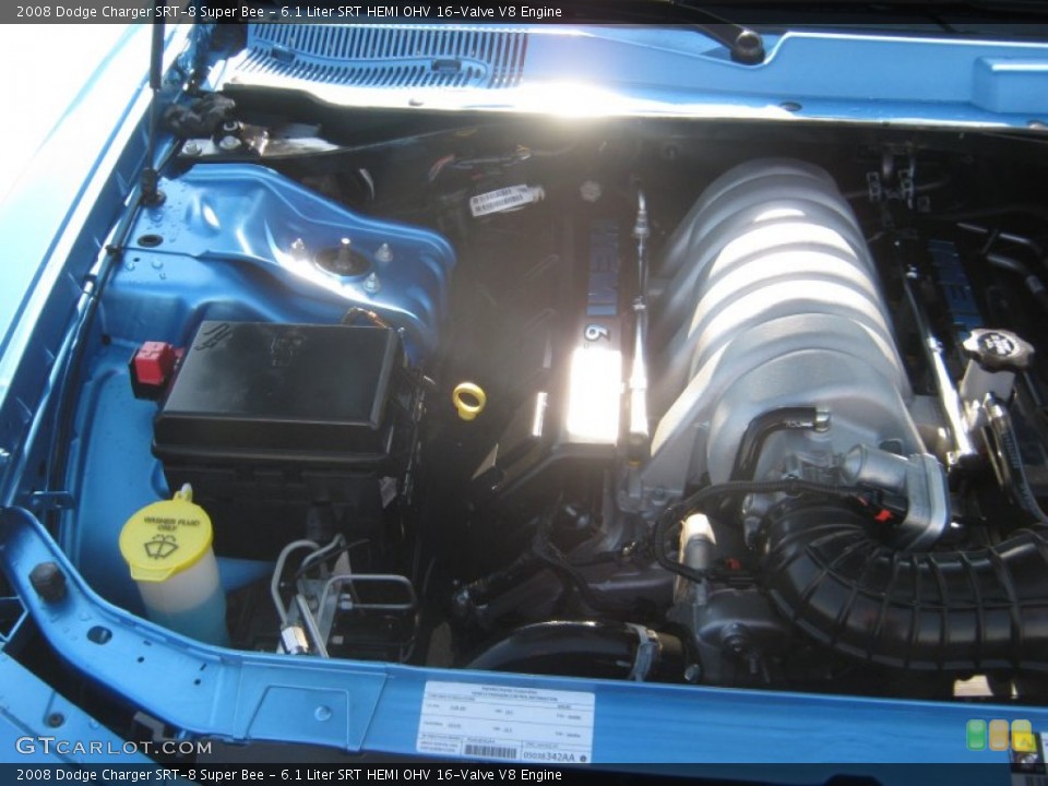6.1 Liter SRT HEMI OHV 16-Valve V8 Engine for the 2008 Dodge Charger #55967424