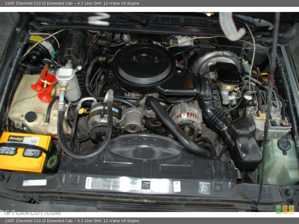 4.3 Liter OHV 12-Valve V6 Engine for the 1995 Chevrolet S10 #55970385