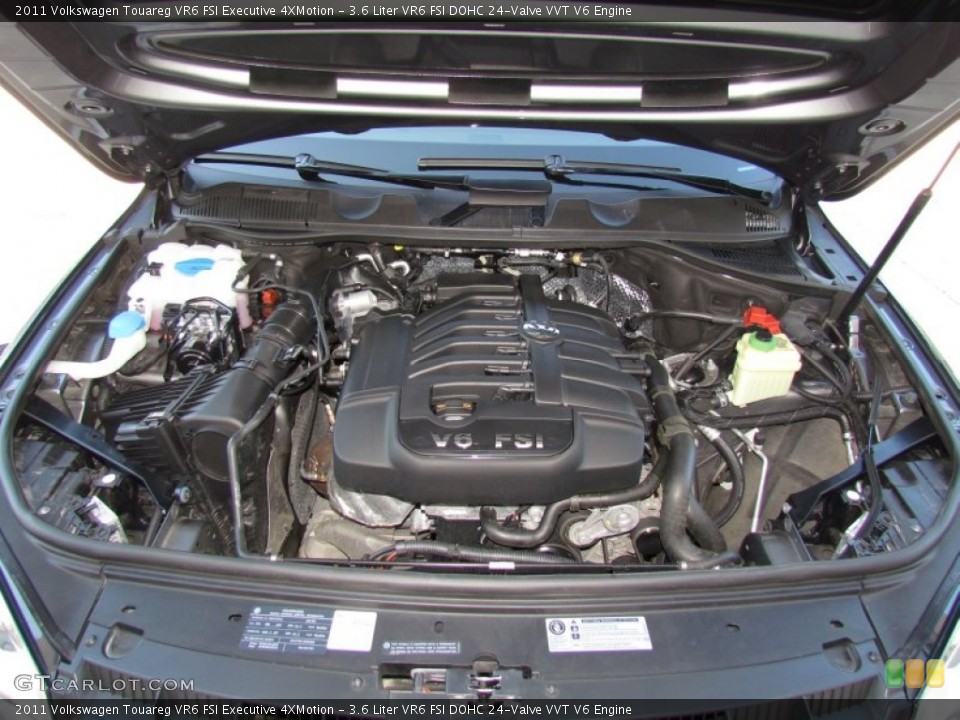 3.6 Liter VR6 FSI DOHC 24-Valve VVT V6 2011 Volkswagen Touareg Engine