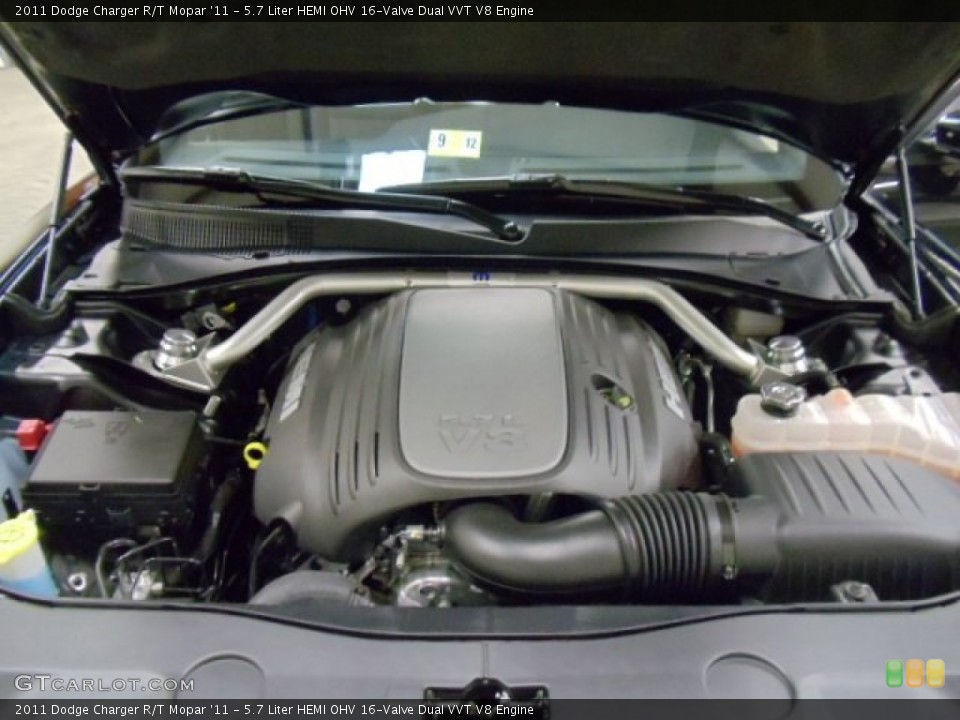 5.7 Liter HEMI OHV 16-Valve Dual VVT V8 Engine for the 2011 Dodge Charger #55975723