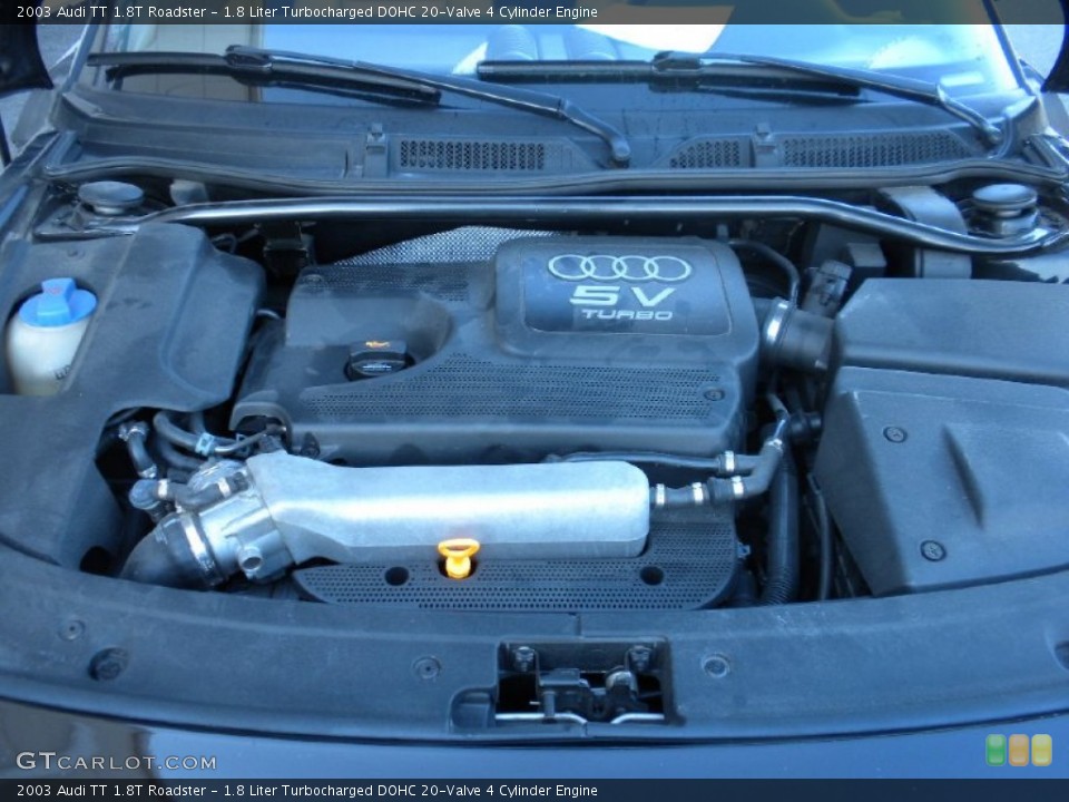 1.8 Liter Turbocharged DOHC 20-Valve 4 Cylinder Engine for the 2003 Audi TT #55983980