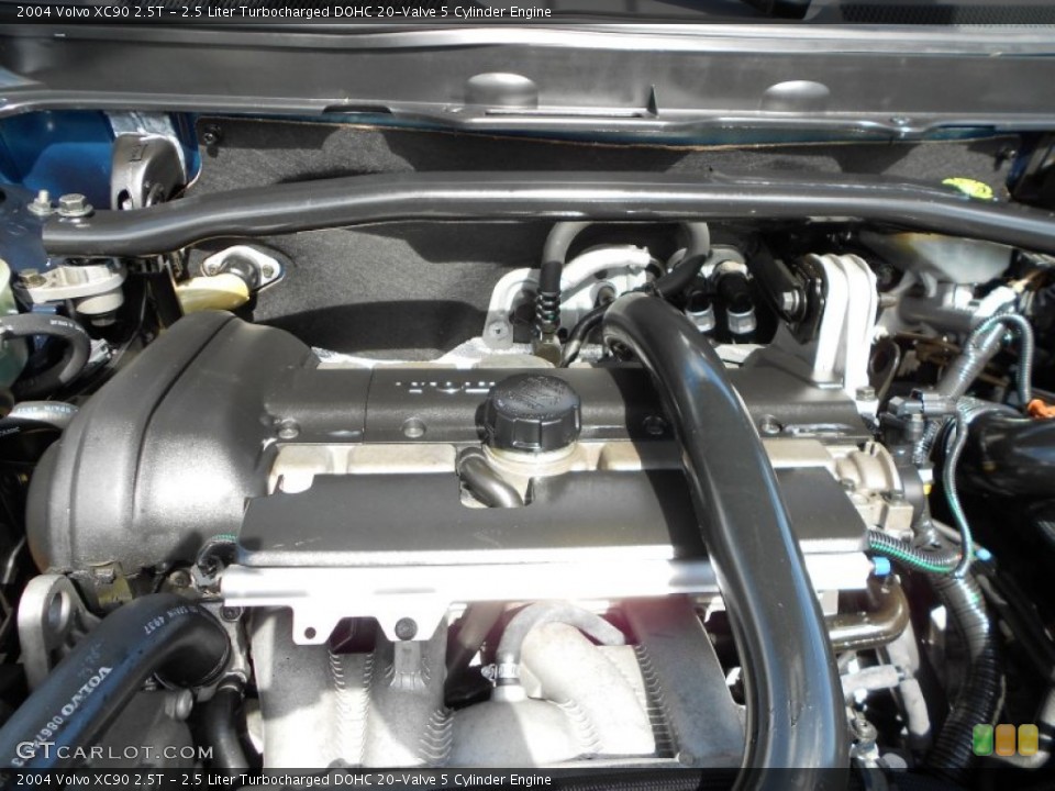 2.5 Liter Turbocharged DOHC 20-Valve 5 Cylinder Engine for the 2004 Volvo XC90 #55993639