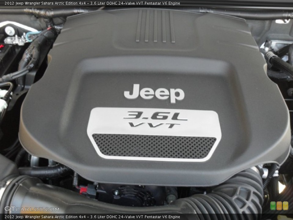 3.6 Liter DOHC 24-Valve VVT Pentastar V6 Engine for the 2012 Jeep Wrangler #56003677