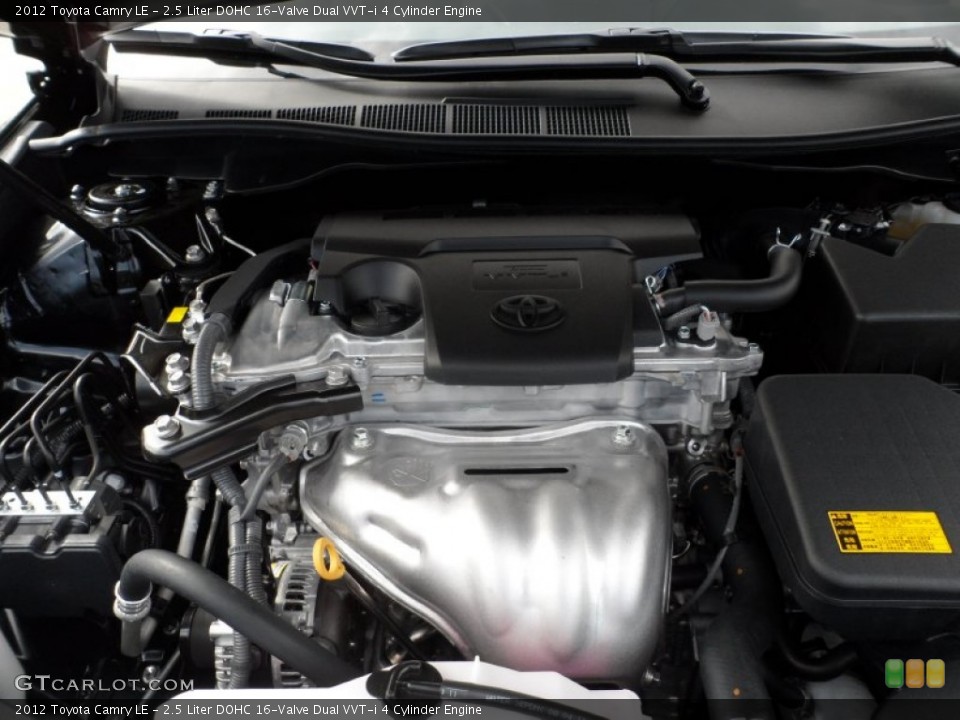 2.5 Liter DOHC 16-Valve Dual VVT-i 4 Cylinder Engine for the 2012 Toyota Camry #56004046