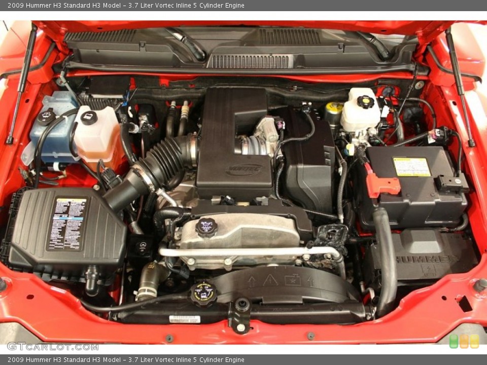 3.7 Liter Vortec Inline 5 Cylinder Engine for the 2009 Hummer H3 #56008643