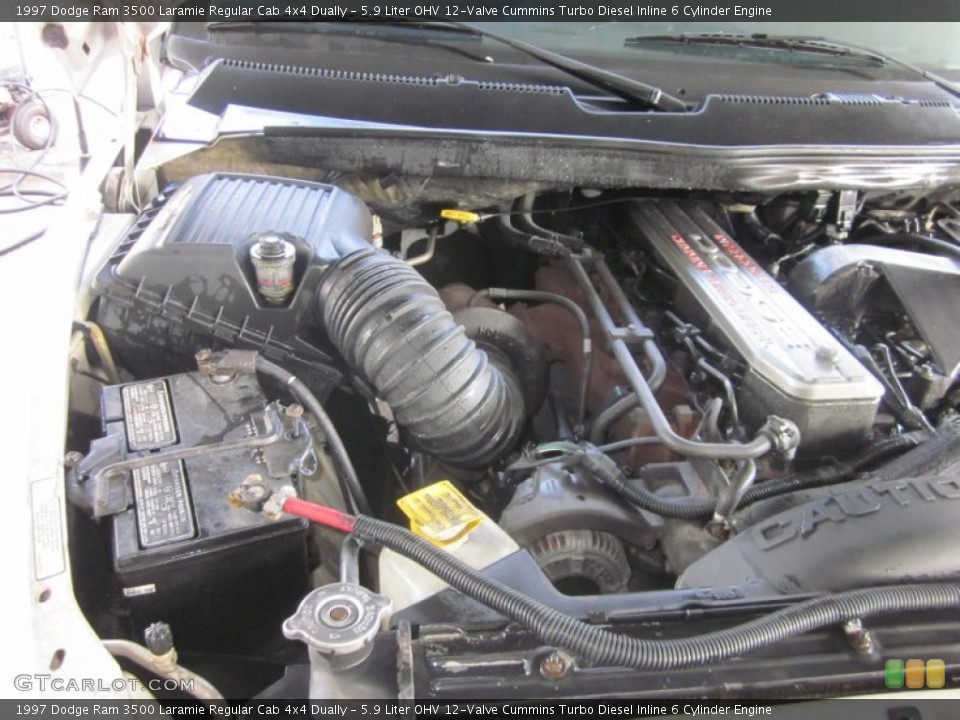 5.9 Liter OHV 12-Valve Cummins Turbo Diesel Inline 6 Cylinder Engine for the 1997 Dodge Ram 3500 #56011375