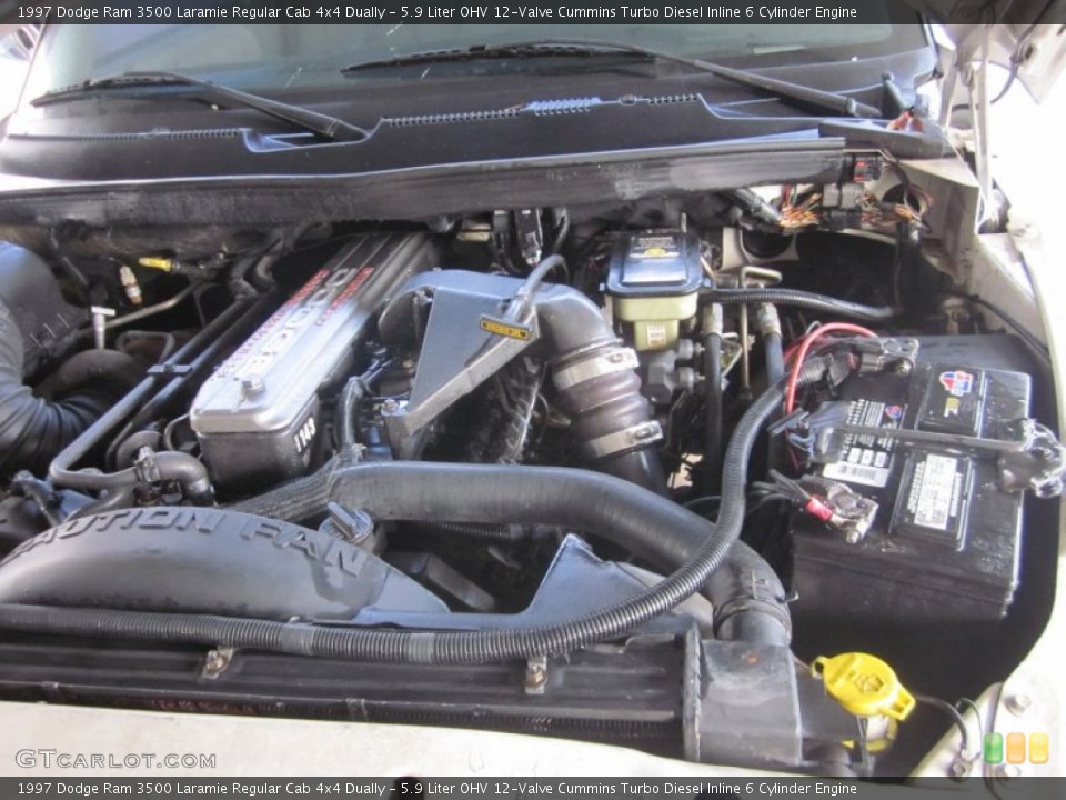 5.9 Liter OHV 12-Valve Cummins Turbo Diesel Inline 6 Cylinder Engine for the 1997 Dodge Ram 3500 #56011381