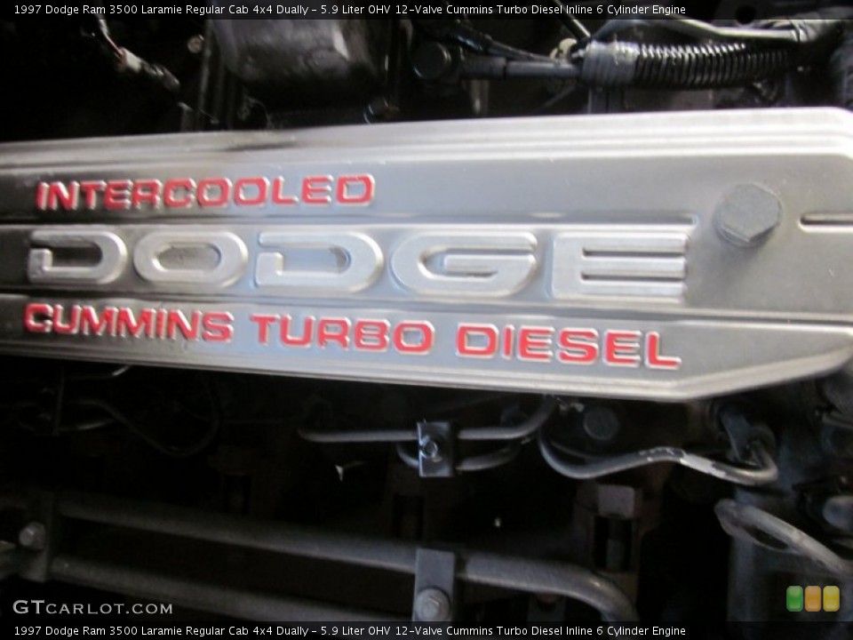 5.9 Liter OHV 12-Valve Cummins Turbo Diesel Inline 6 Cylinder Engine for the 1997 Dodge Ram 3500 #56011387