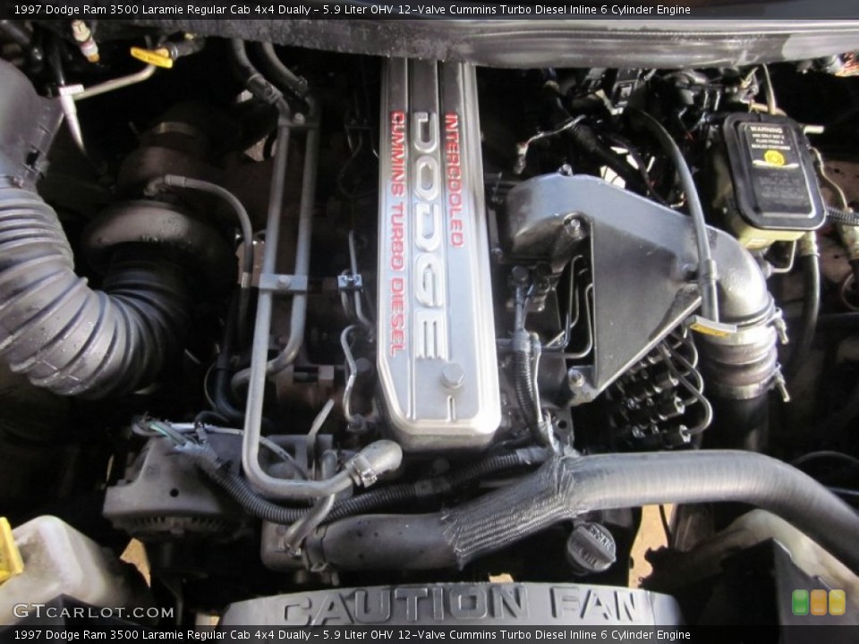 5.9 Liter OHV 12-Valve Cummins Turbo Diesel Inline 6 Cylinder Engine for the 1997 Dodge Ram 3500 #56011393