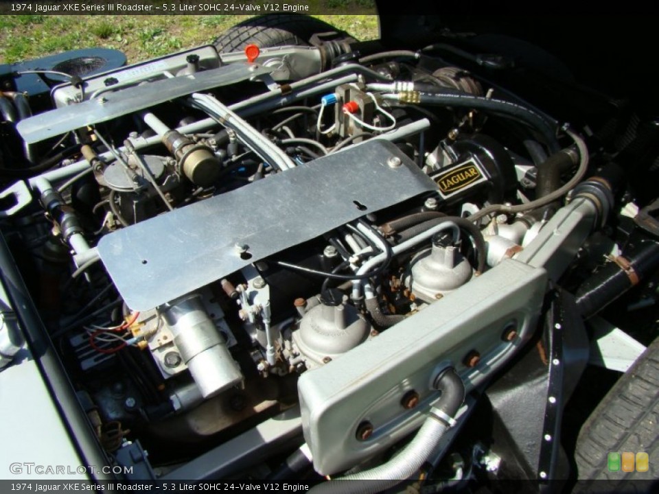 5.3 Liter SOHC 24-Valve V12 Engine for the 1974 Jaguar XKE #56020067