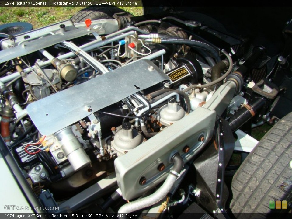 5.3 Liter SOHC 24-Valve V12 Engine for the 1974 Jaguar XKE #56020076