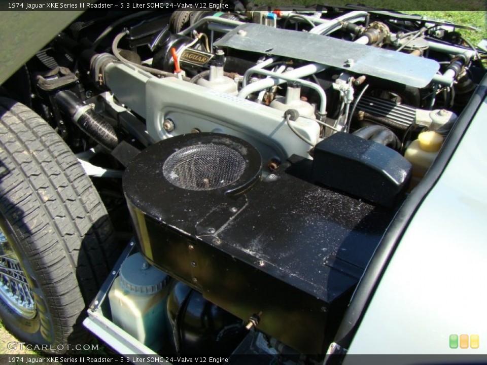 5.3 Liter SOHC 24-Valve V12 Engine for the 1974 Jaguar XKE #56020094