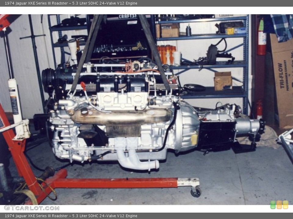 5.3 Liter SOHC 24-Valve V12 Engine for the 1974 Jaguar XKE #56020304