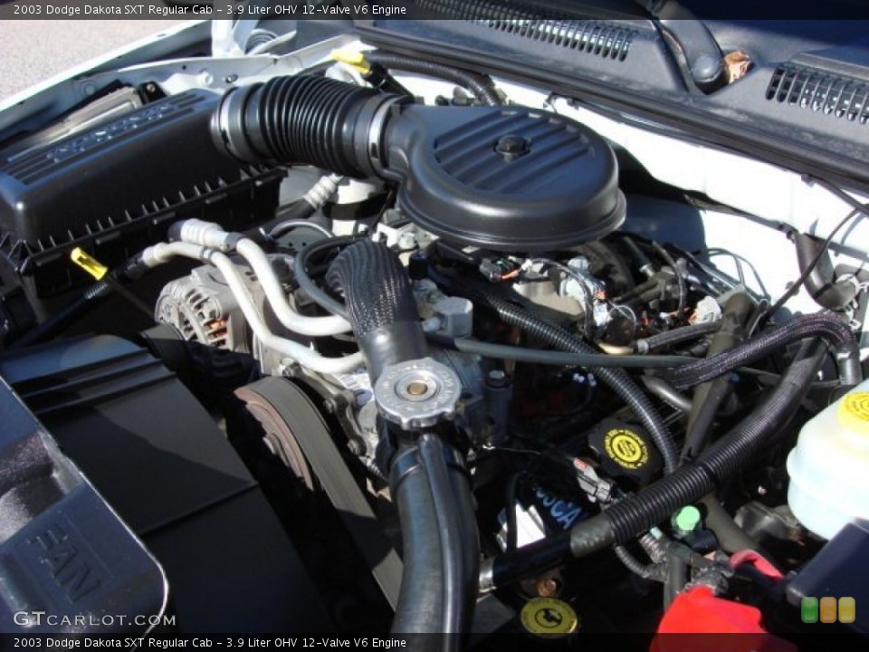 3.9 Liter OHV 12-Valve V6 Engine for the 2003 Dodge Dakota #56021507