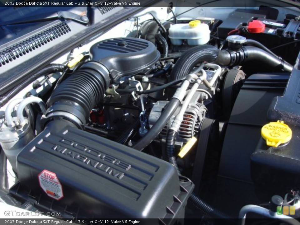 3.9 Liter OHV 12-Valve V6 Engine for the 2003 Dodge Dakota #56021516