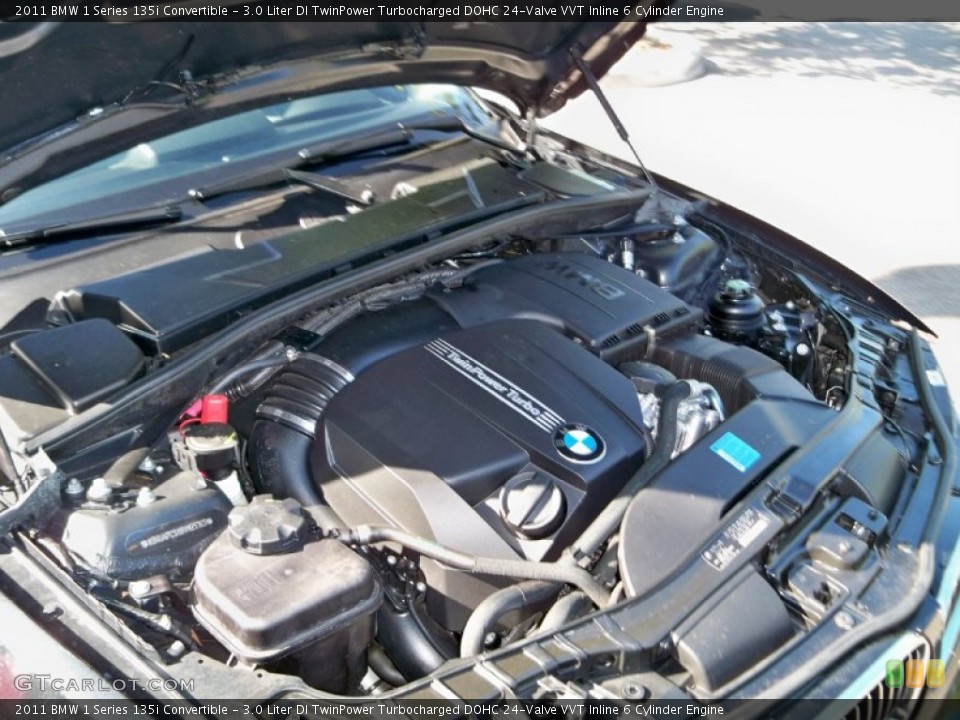 3.0 Liter DI TwinPower Turbocharged DOHC 24-Valve VVT Inline 6 Cylinder Engine for the 2011 BMW 1 Series #56027840