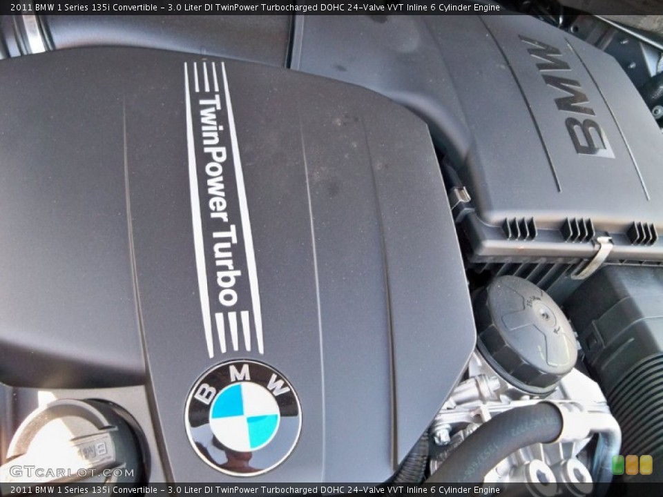3.0 Liter DI TwinPower Turbocharged DOHC 24-Valve VVT Inline 6 Cylinder Engine for the 2011 BMW 1 Series #56027858