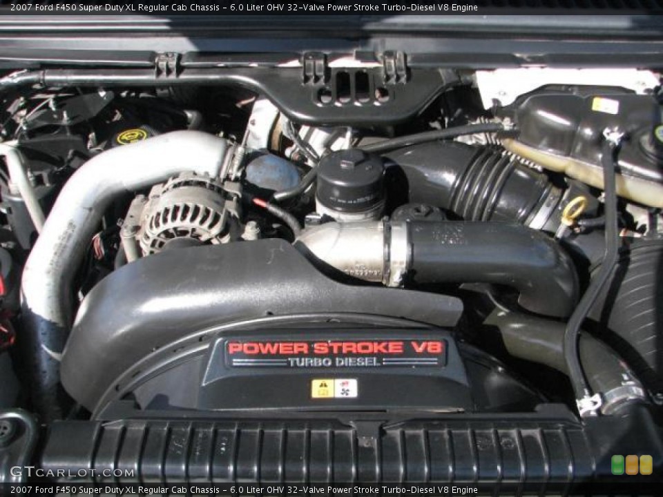 6.0 Liter OHV 32-Valve Power Stroke Turbo-Diesel V8 2007 Ford F450 Super Duty Engine