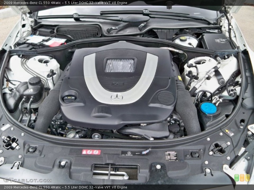 5.5 Liter DOHC 32-Valve VVT V8 Engine for the 2009 Mercedes-Benz CL #56033996