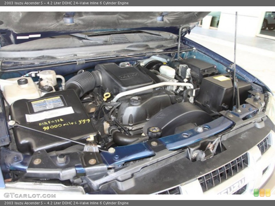 4.2 Liter DOHC 24-Valve Inline 6 Cylinder 2003 Isuzu Ascender Engine