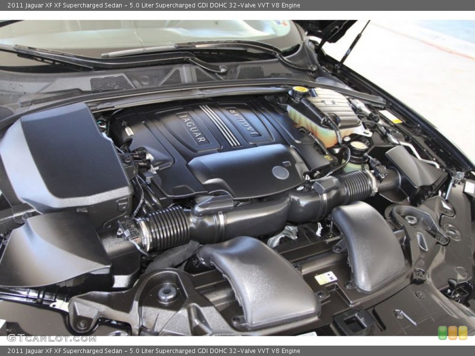 5.0 Liter Supercharged GDI DOHC 32-Valve VVT V8 Engine for the 2011 Jaguar XF #56052238