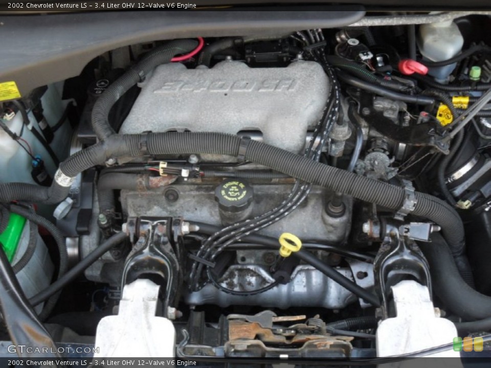 3.4 Liter OHV 12-Valve V6 Engine for the 2002 Chevrolet Venture #56054117