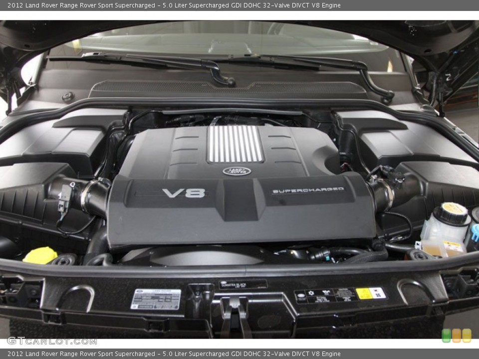 5.0 Liter Supercharged GDI DOHC 32-Valve DIVCT V8 Engine for the 2012 Land Rover Range Rover Sport #56062199