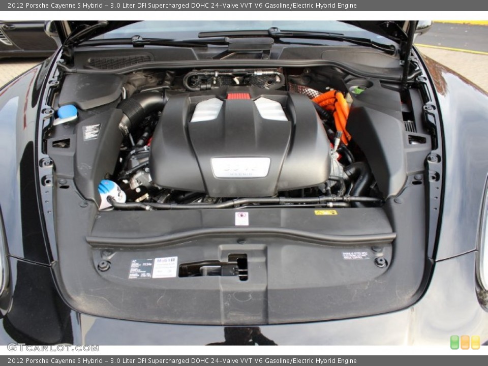3.0 Liter DFI Supercharged DOHC 24-Valve VVT V6 Gasoline/Electric Hybrid Engine for the 2012 Porsche Cayenne #56062804