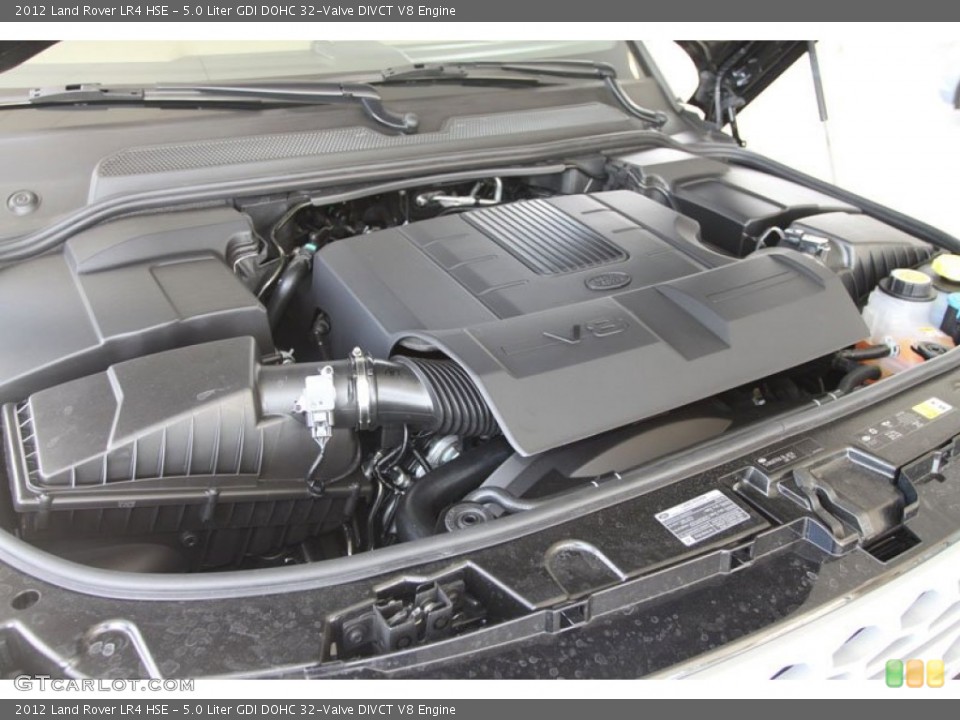 5.0 Liter GDI DOHC 32-Valve DIVCT V8 Engine for the 2012 Land Rover LR4 #56064230