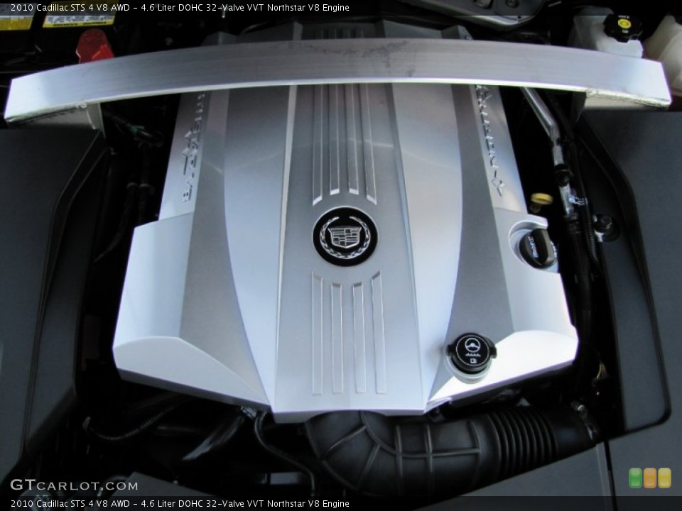 4.6 Liter DOHC 32-Valve VVT Northstar V8 2010 Cadillac STS Engine