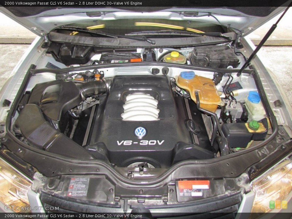 2.8 Liter DOHC 30-Valve V6 Engine for the 2000 Volkswagen Passat #56072900
