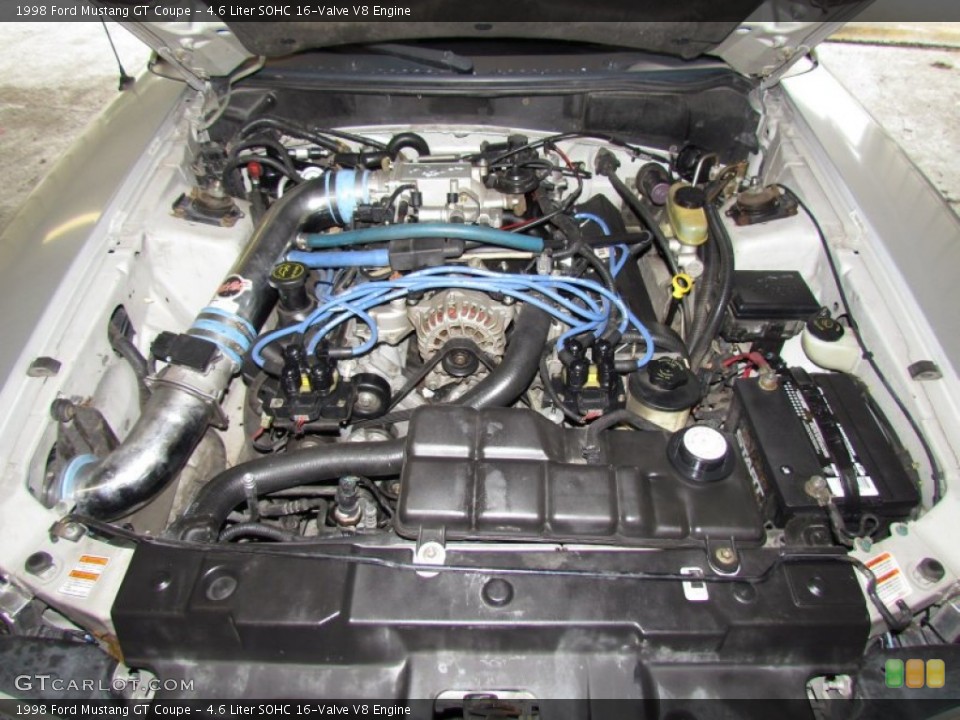 4.6 Liter SOHC 16-Valve V8 Engine for the 1998 Ford Mustang #56074067