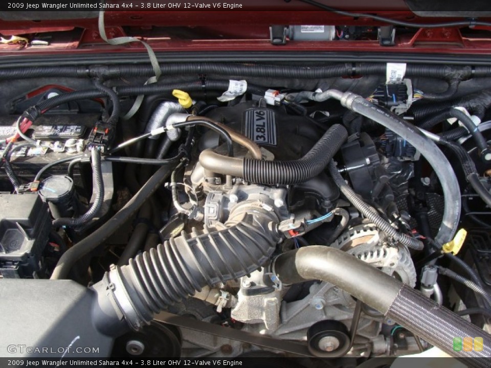 3.8 Liter OHV 12-Valve V6 Engine for the 2009 Jeep Wrangler Unlimited #56075660