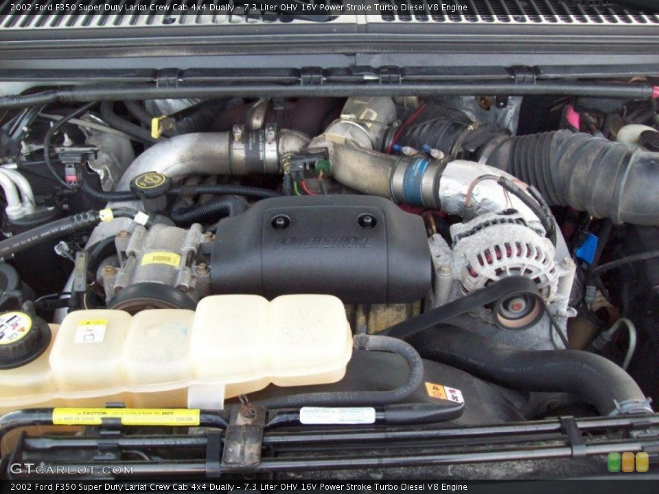 7.3 Liter OHV 16V Power Stroke Turbo Diesel V8 Engine for the 2002 Ford F350 Super Duty #56078183