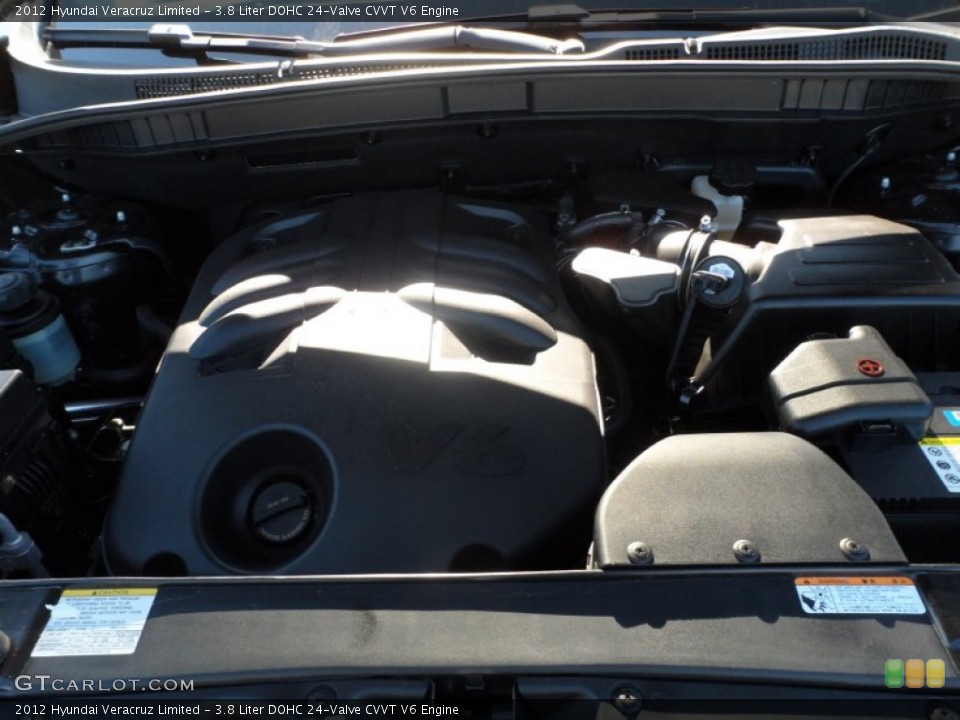 3.8 Liter DOHC 24-Valve CVVT V6 Engine for the 2012 Hyundai Veracruz #56079290