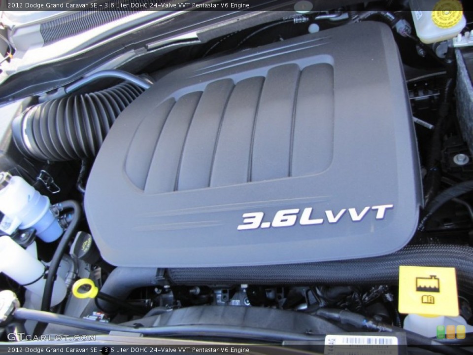 3.6 Liter DOHC 24-Valve VVT Pentastar V6 Engine for the 2012 Dodge Grand Caravan #56084477
