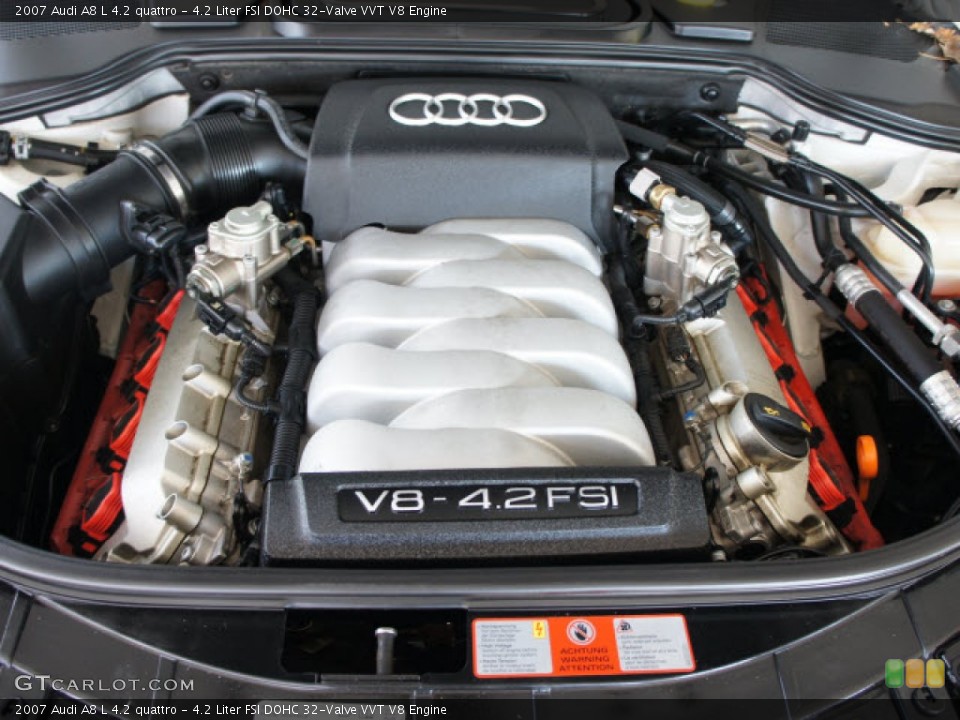 4.2 Liter FSI DOHC 32-Valve VVT V8 Engine for the 2007 Audi A8 #56097776