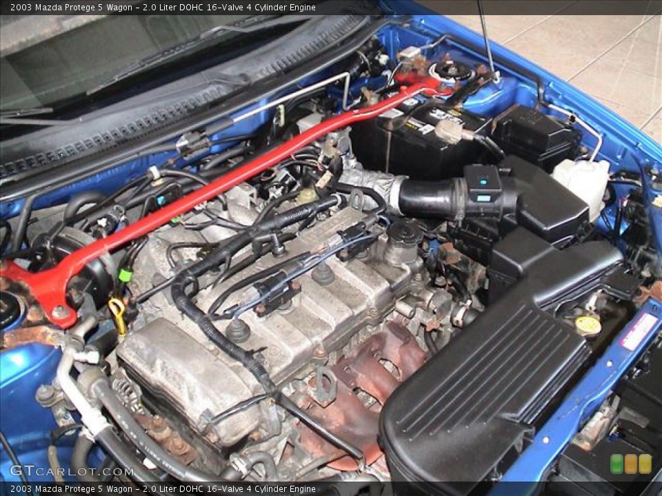 2.0 Liter DOHC 16-Valve 4 Cylinder Engine for the 2003 Mazda Protege #56102032
