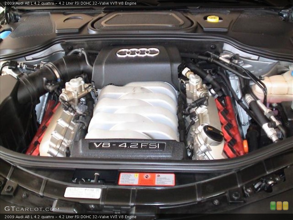 4.2 Liter FSI DOHC 32-Valve VVT V8 Engine for the 2009 Audi A8 #56103488