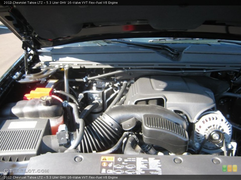 5.3 Liter OHV 16-Valve VVT Flex-Fuel V8 Engine for the 2012 Chevrolet Tahoe #56107808