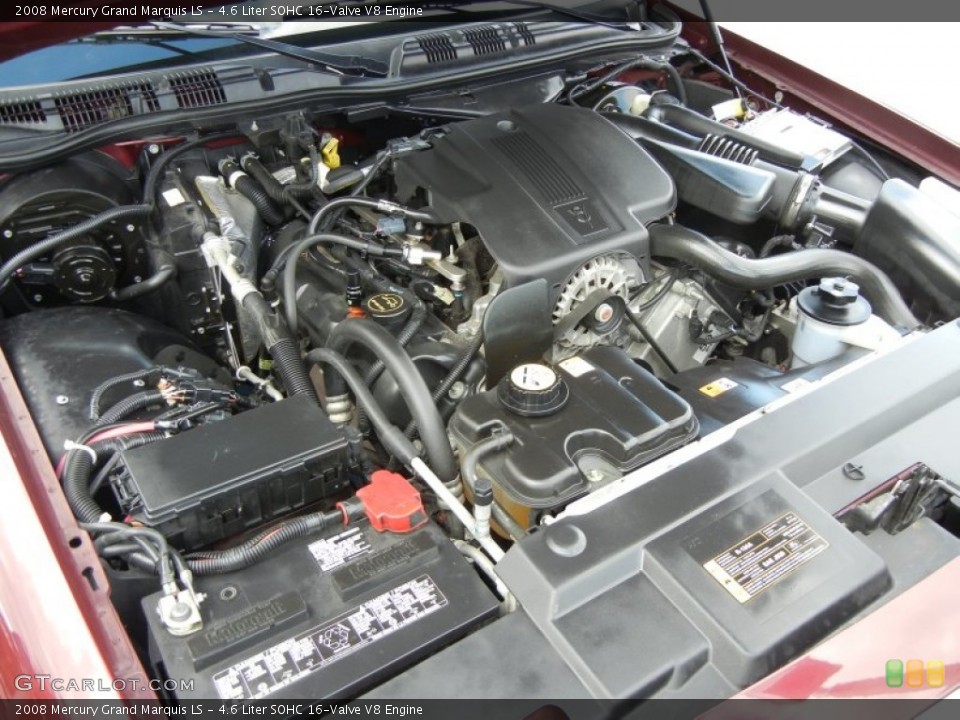 4.6 Liter SOHC 16-Valve V8 Engine for the 2008 Mercury Grand Marquis #56124350