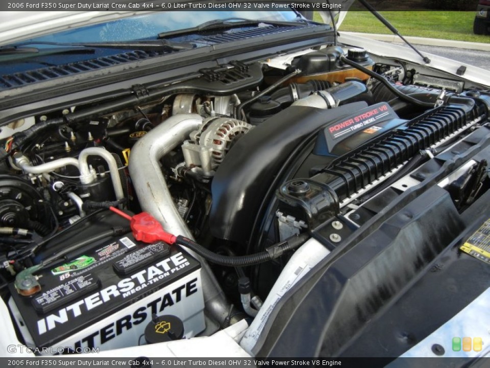 6.0 Liter Turbo Diesel OHV 32 Valve Power Stroke V8 Engine for the 2006 Ford F350 Super Duty #56125562