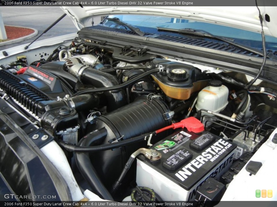 6.0 Liter Turbo Diesel OHV 32 Valve Power Stroke V8 Engine for the 2006 Ford F350 Super Duty #56125565