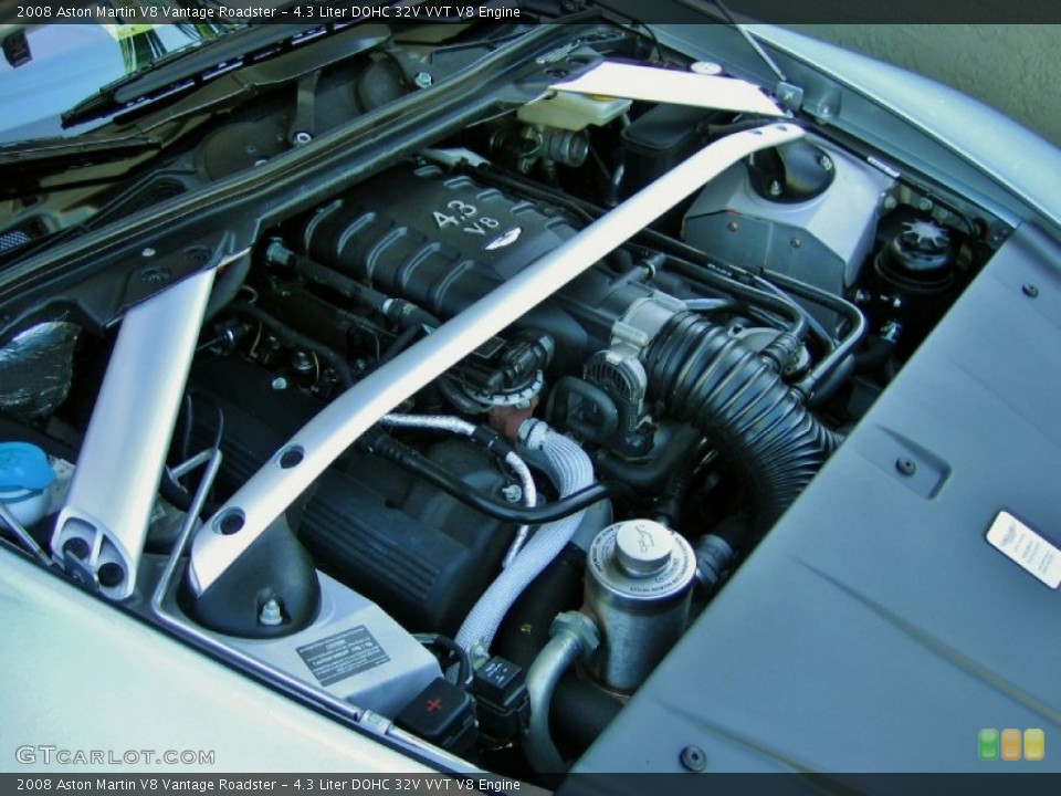 4.3 Liter DOHC 32V VVT V8 Engine for the 2008 Aston Martin V8 Vantage #56129360