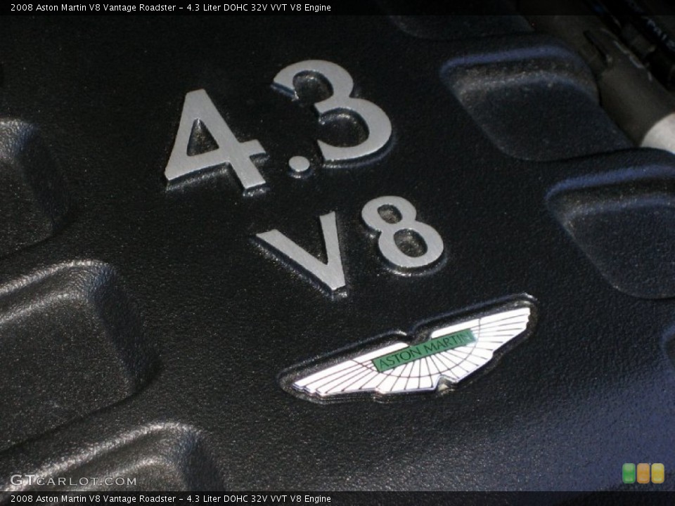 4.3 Liter DOHC 32V VVT V8 Engine for the 2008 Aston Martin V8 Vantage #56129381